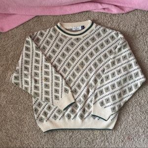 Vtg Chunky Bill Blass sweater